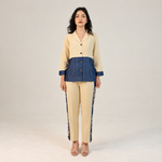 Ivory Denim Muse Co-Ord Set