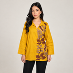 Mustard Botanica Tunic Top